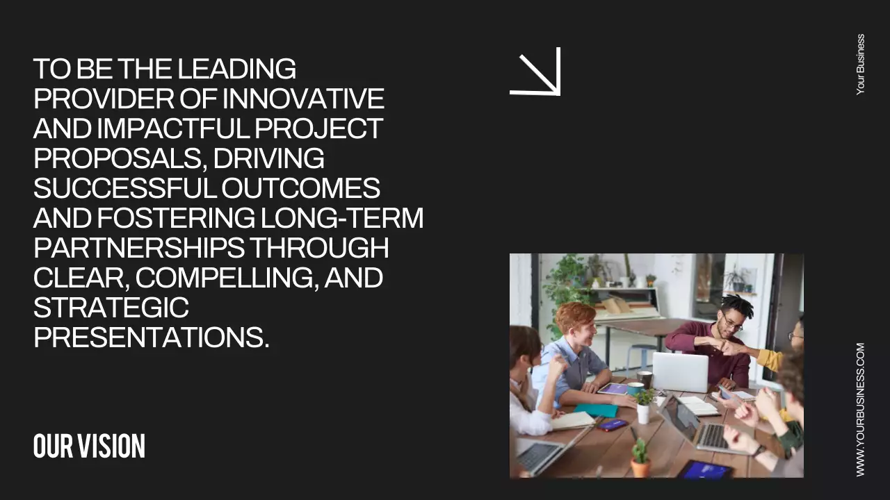 Black Minimal Business Proposal Document Presentation