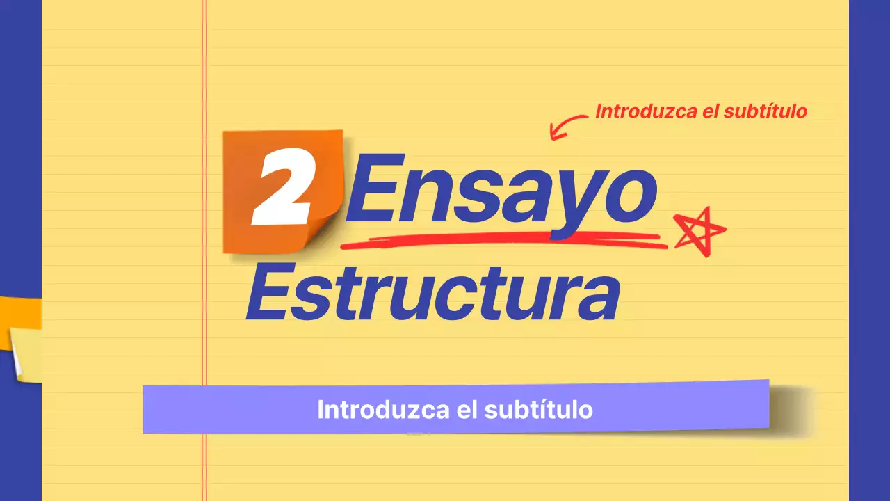 Información del anuncio resaltada en amarillo y azul marino