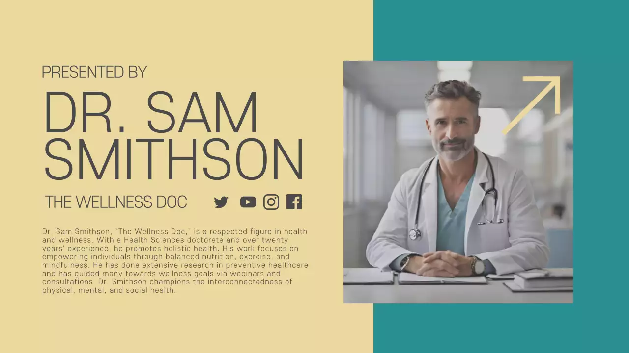 Teal Modern Wellness Guide Presentation