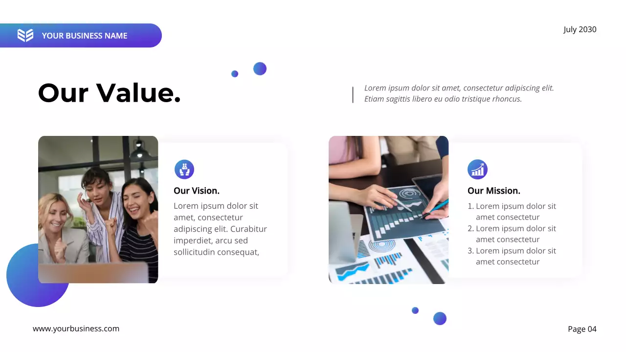 Blue Modern Business Presentation