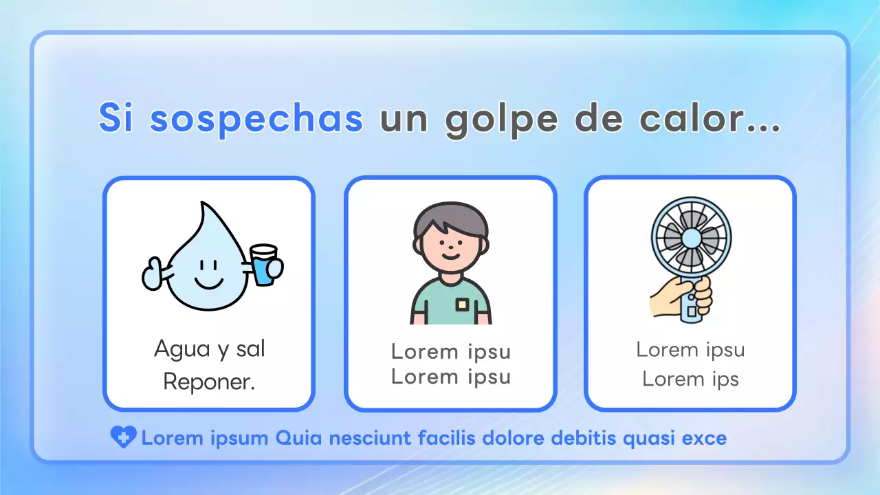 Fichas de insolación en colores pastel y descarados