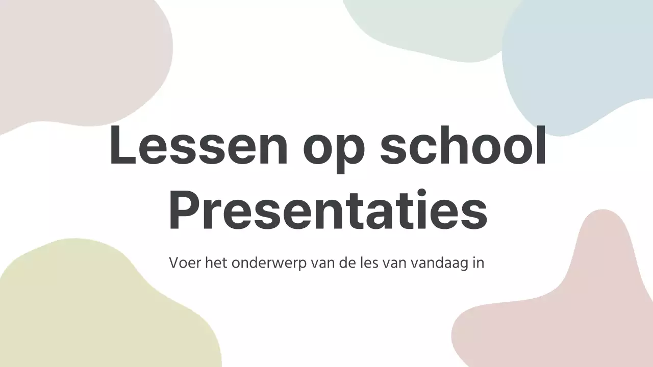 Grijs en eenvoudig lesmateriaal voor schoolleraren