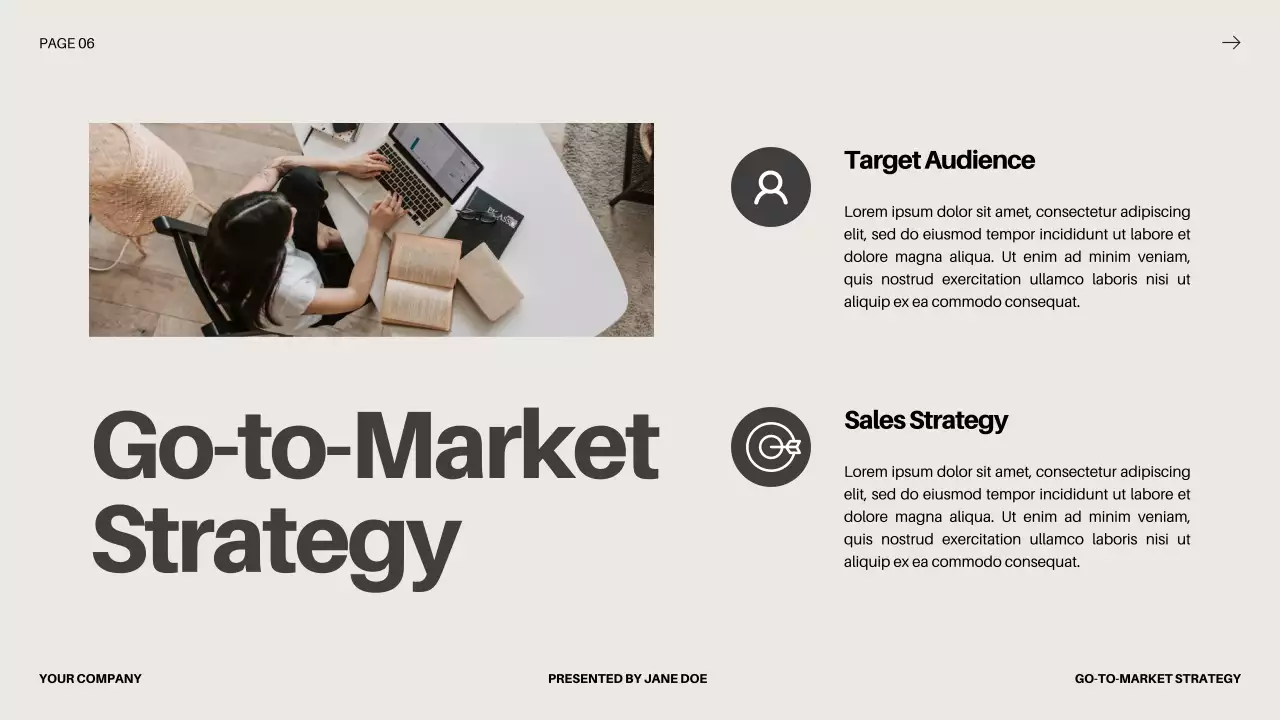 Black Modern Business Pitch Presentation