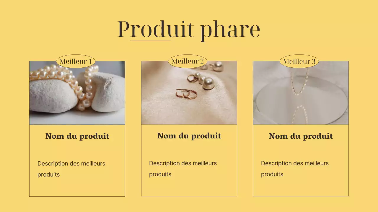 Une marque de luxe pour les petites entreprises, en jaune et marron