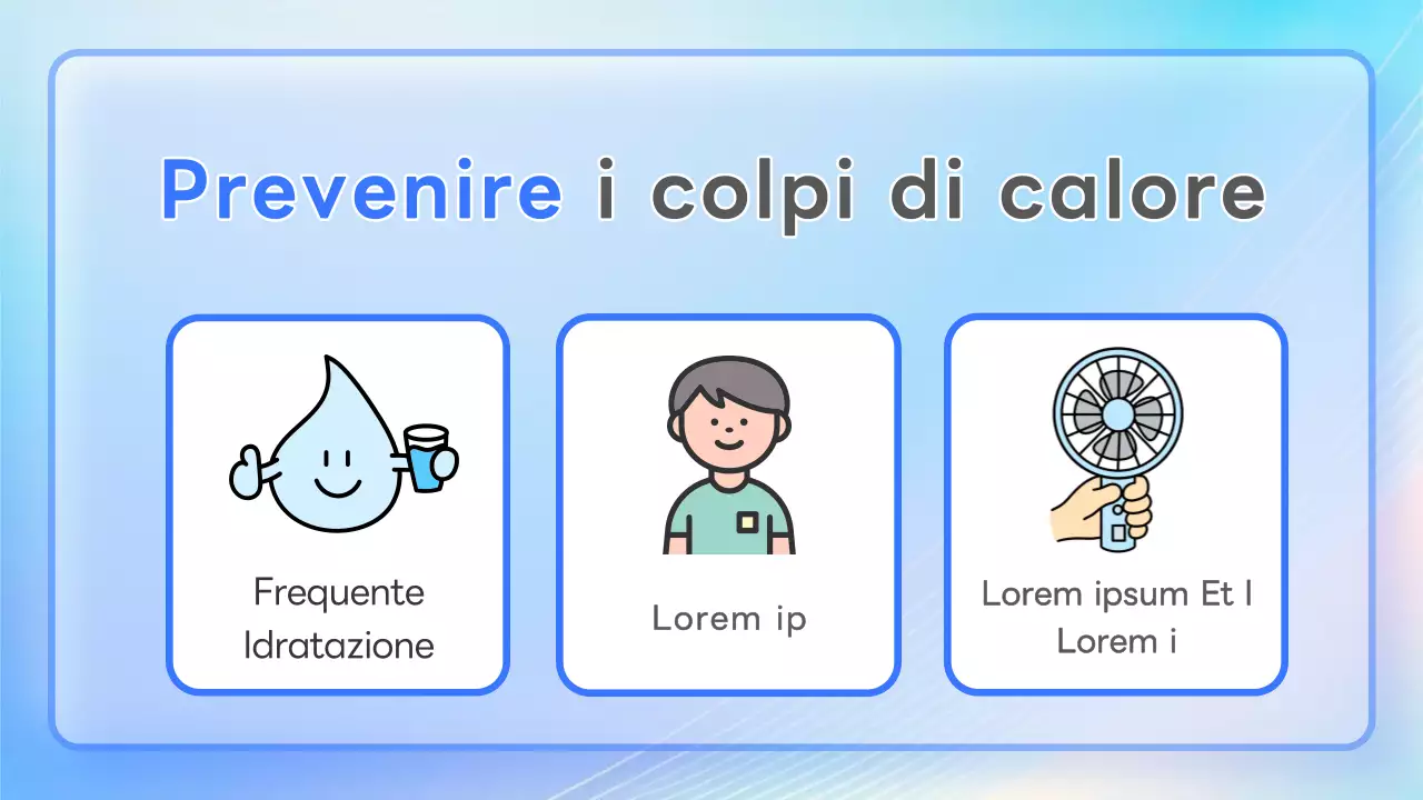 Schede pastello e sfacciate sui colpi di calore!