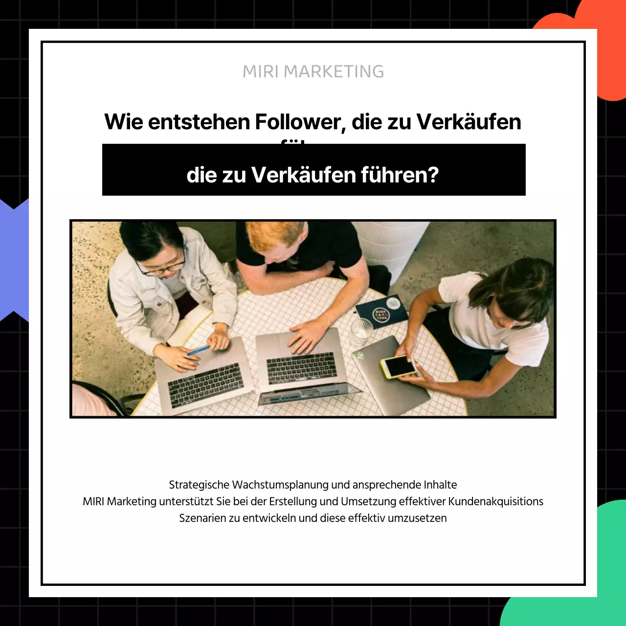 Der schwarze und neonfarbene Leitfaden für Social Media Marketing