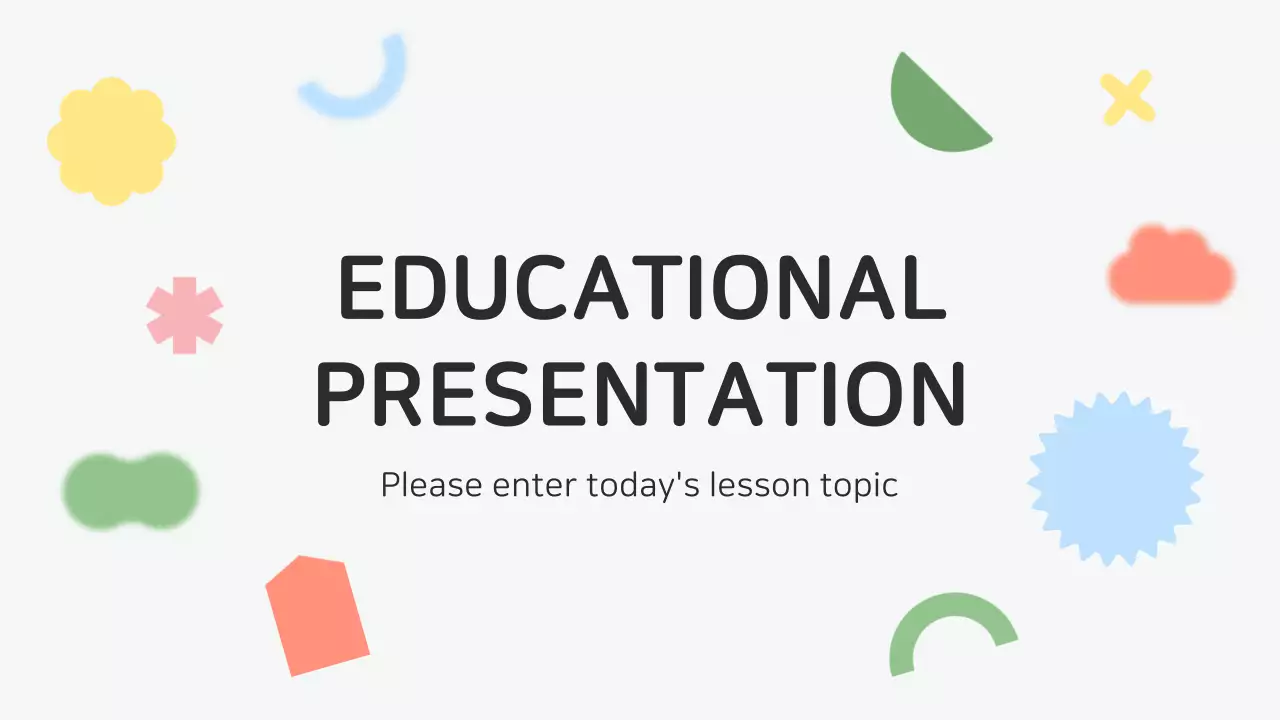 White Simple Educational Guide Presentation