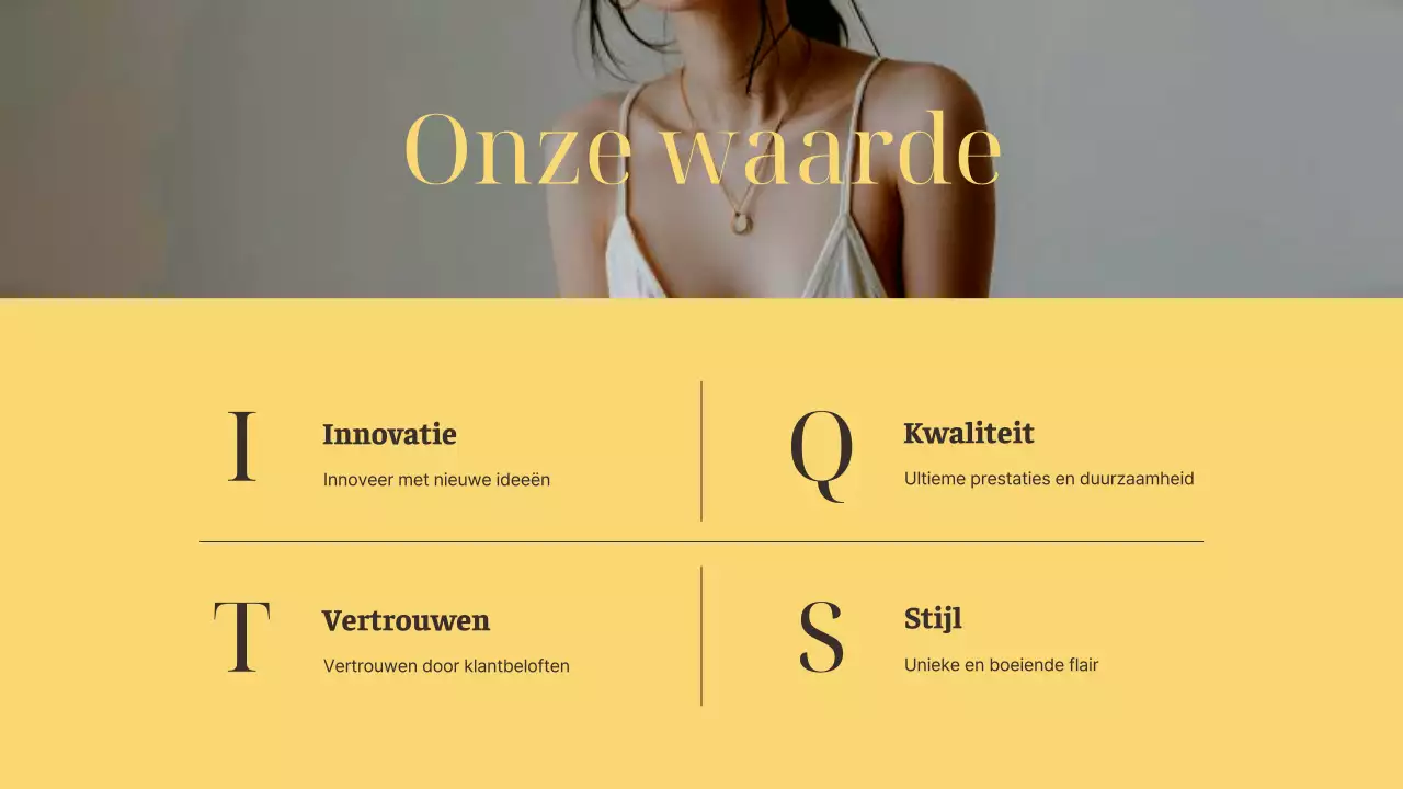 Een luxueus kleinzakelijk merk in geel en bruin