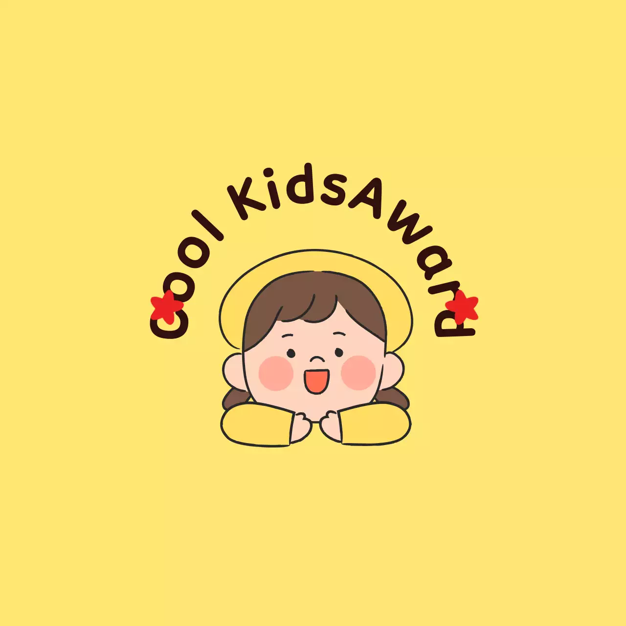 Cute compliment awards with child illustrations