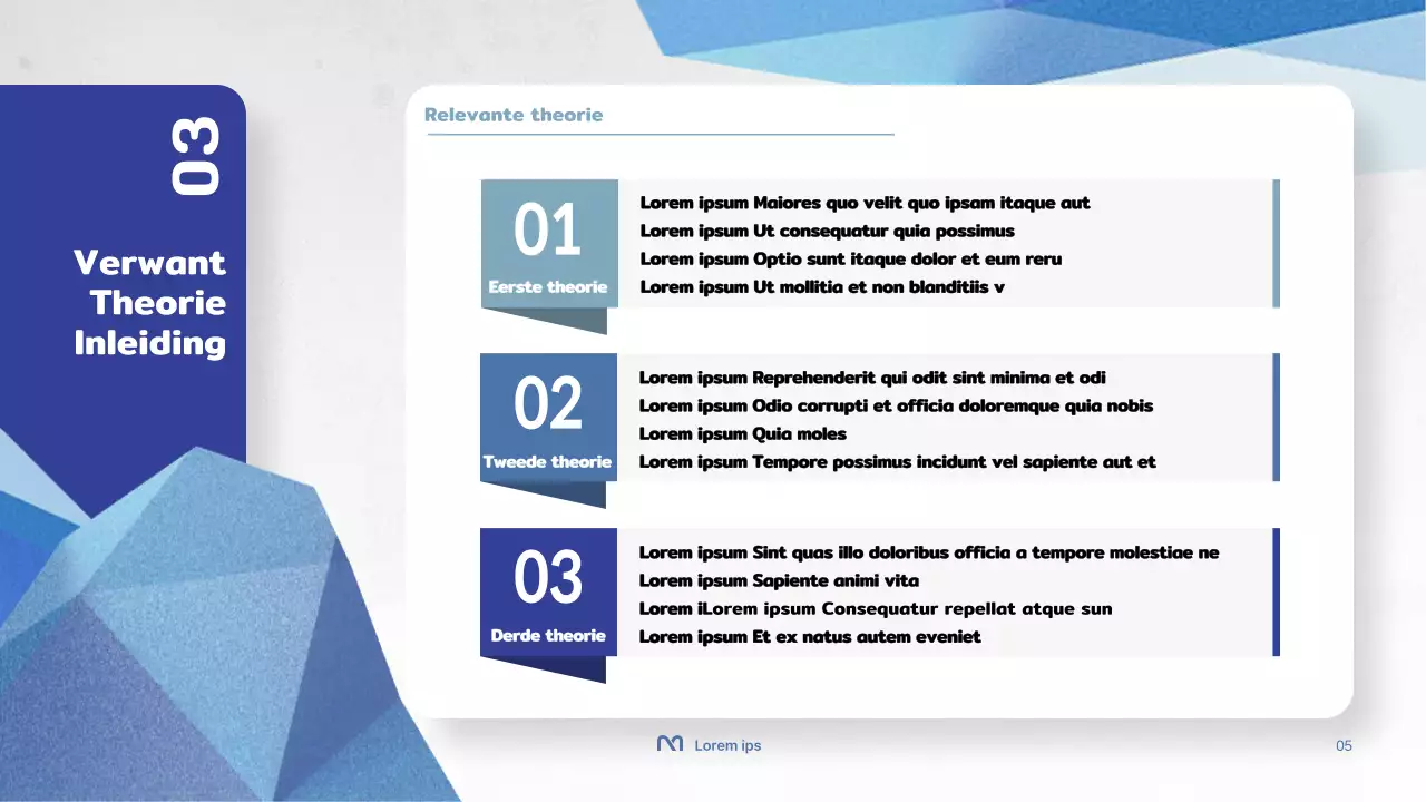 Presentatie eenvoudige lerarenopleiding in wit en blauw