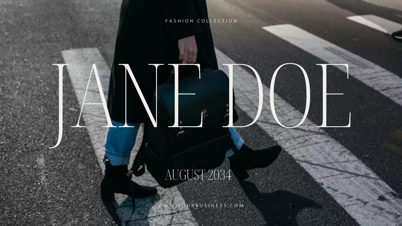 Beige Elegant Fashion Promotion Presentation