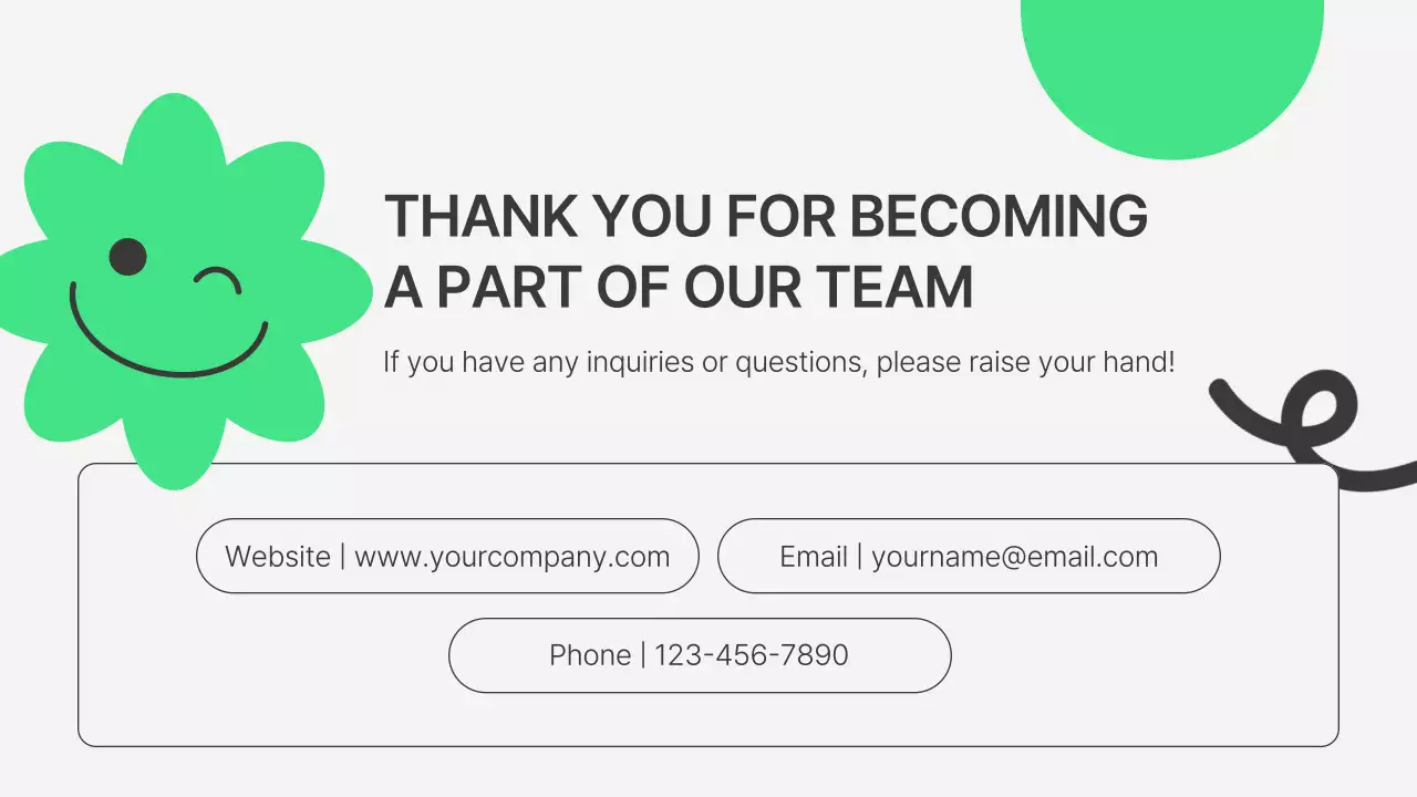 Green Simple Volunteering Announcement Presentation