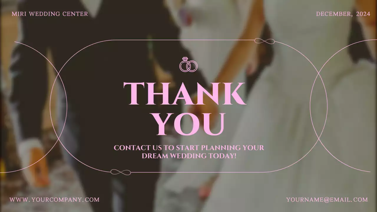 Pink Elegant Wedding Presentation