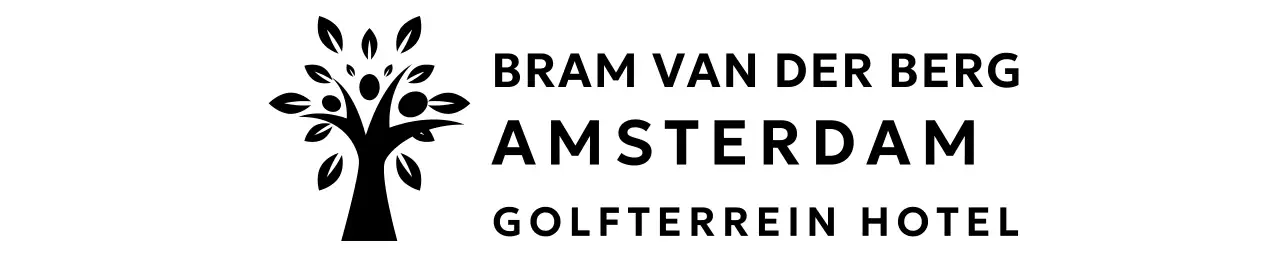 Hotelontwerp met illustratie van een boom met bessen