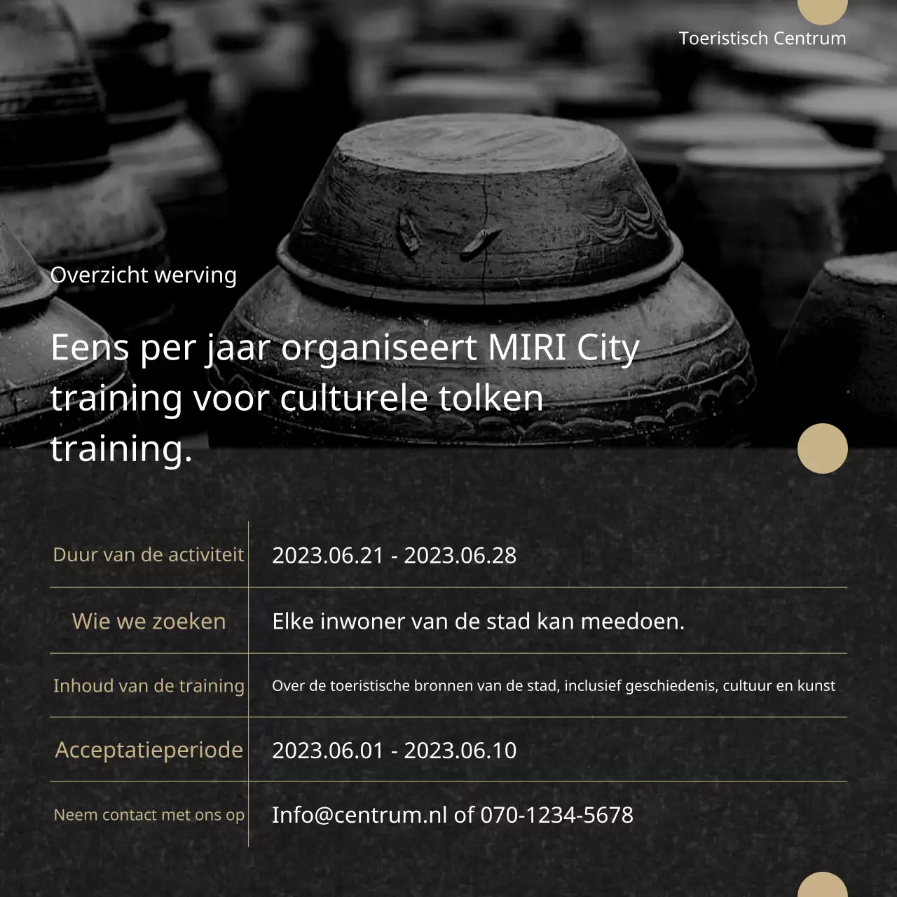 Een klassieke training voor cultuurcommentatoren in zwart-wit en goud