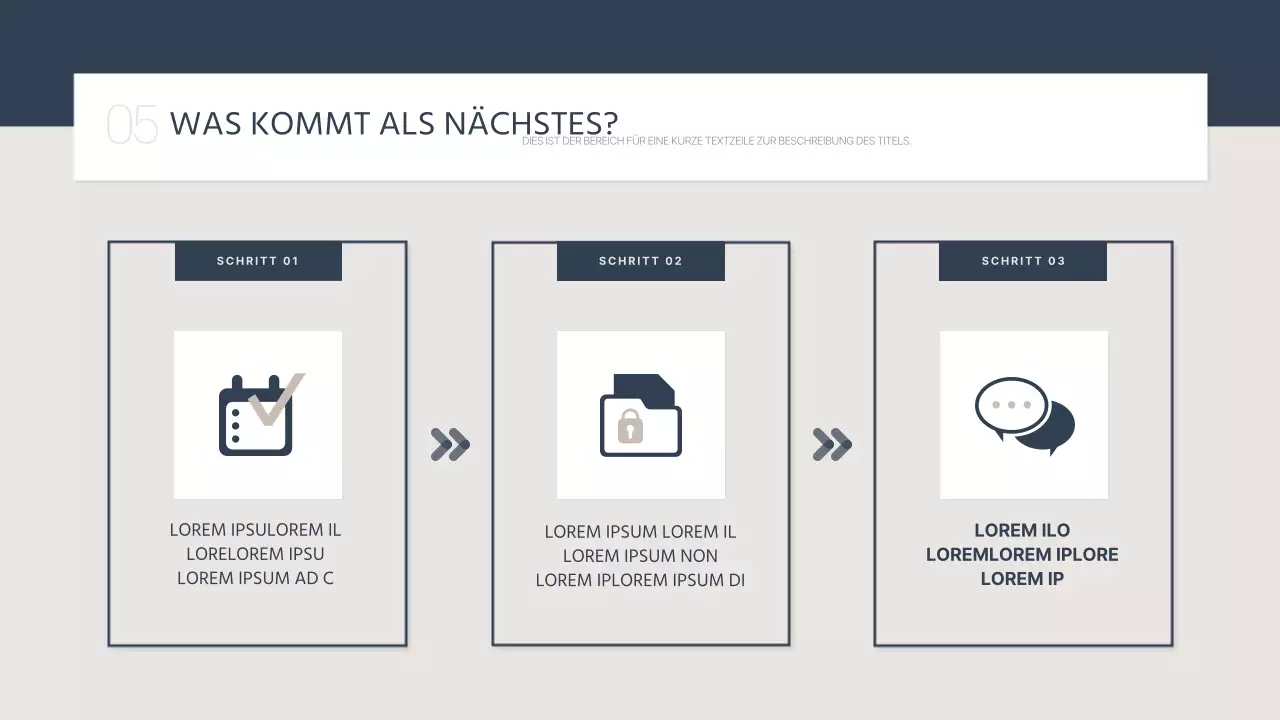 Einfacher Bericht über die Lehrerausbildung in Marineblau und Beige