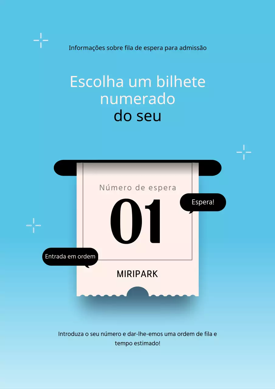 Anúncios de espera de matrículas minimalistas em azul claro e branco
