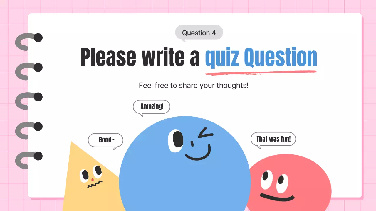 Blue Simple Quiz Promotion Presentation