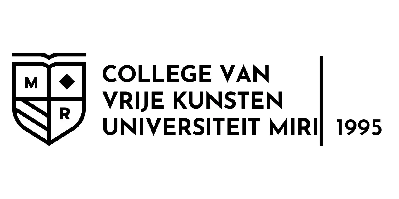 Ontwerp met schoolembleem in de vorm van een vlag