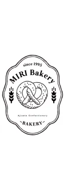 Logótipo de pastelaria retro