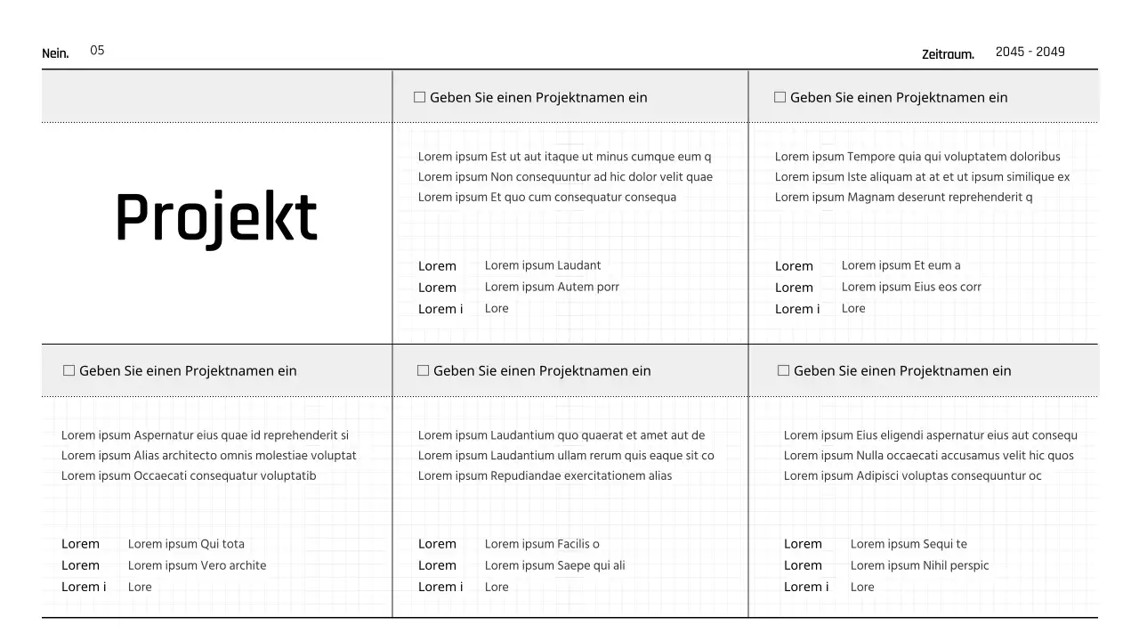 Einfache, bedruckbare Mappe im Tagebuchstil in Schwarz und Weiß