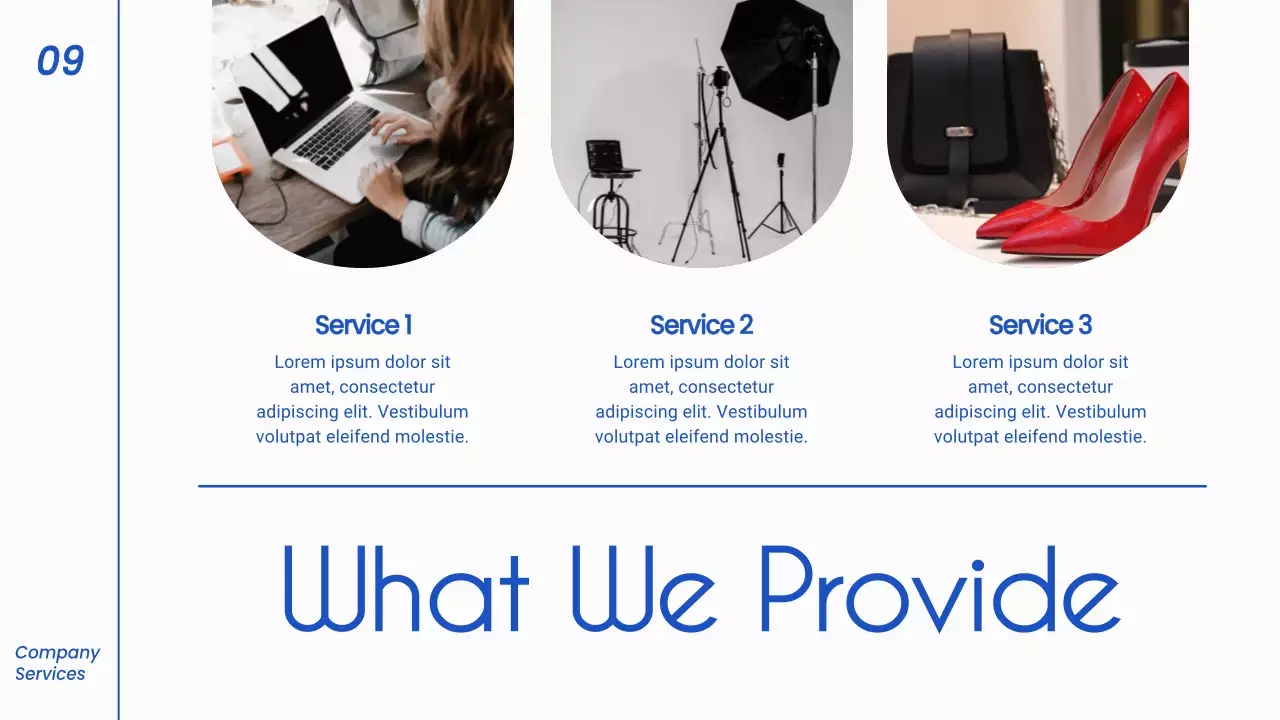 Blue Modern Pitch Promotion Presentation