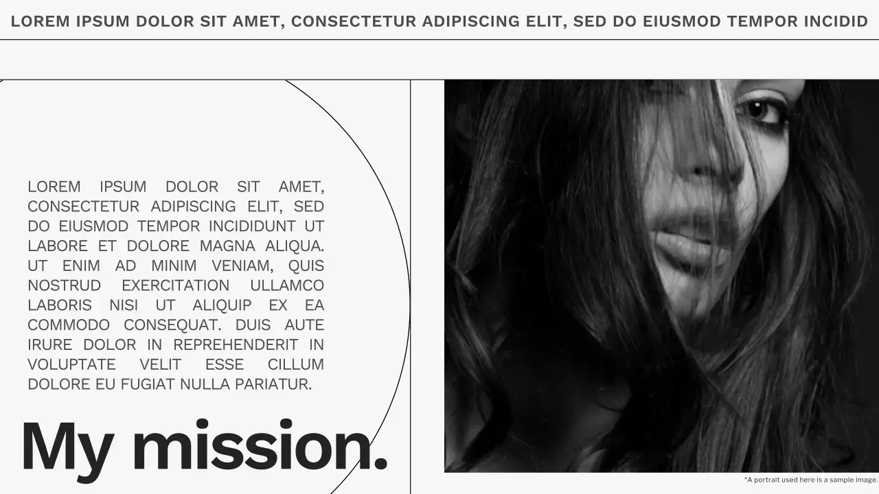 Black Modern Photography Portfolio Presentation