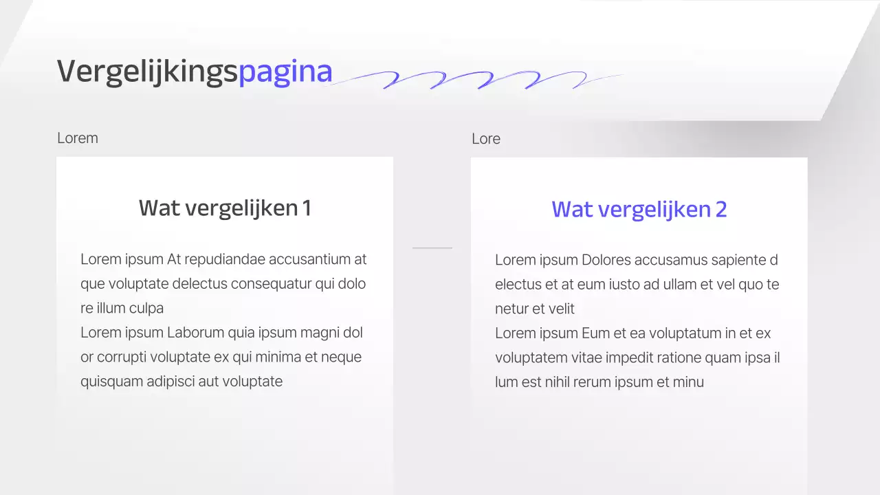 Een grijs en eenvoudig strategisch planningsrapport
