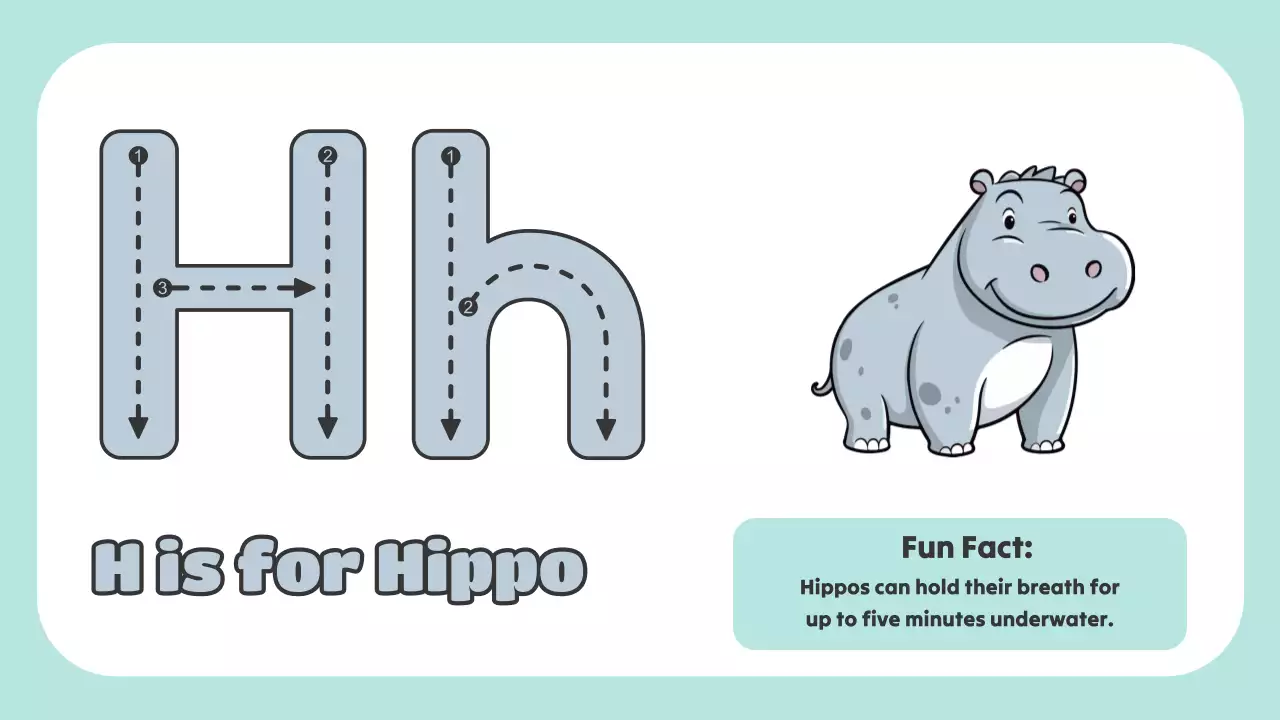 Mint Cute Animals Storybook Presentation