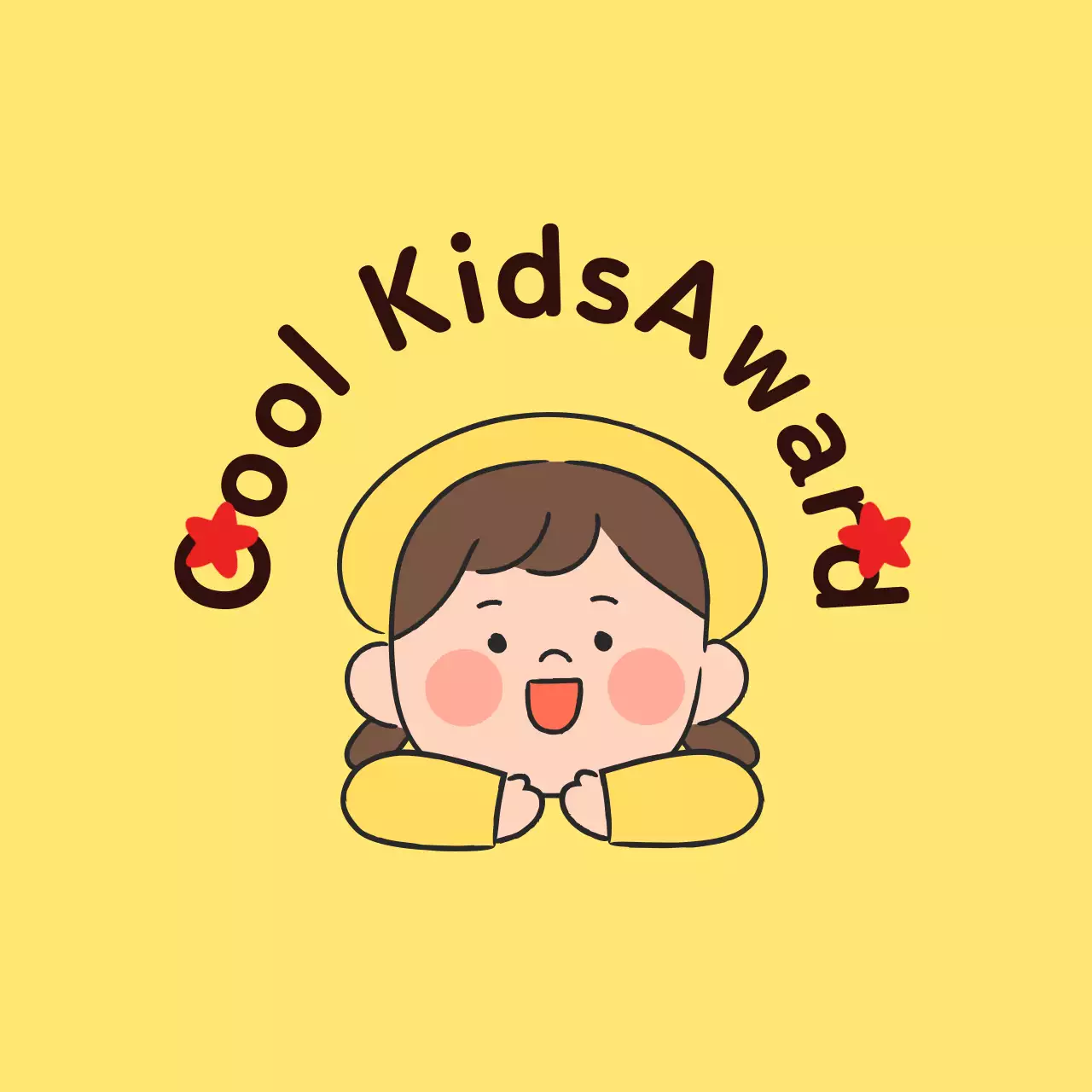 Niedliche Komplimentpreise mit Kinderillustrationen