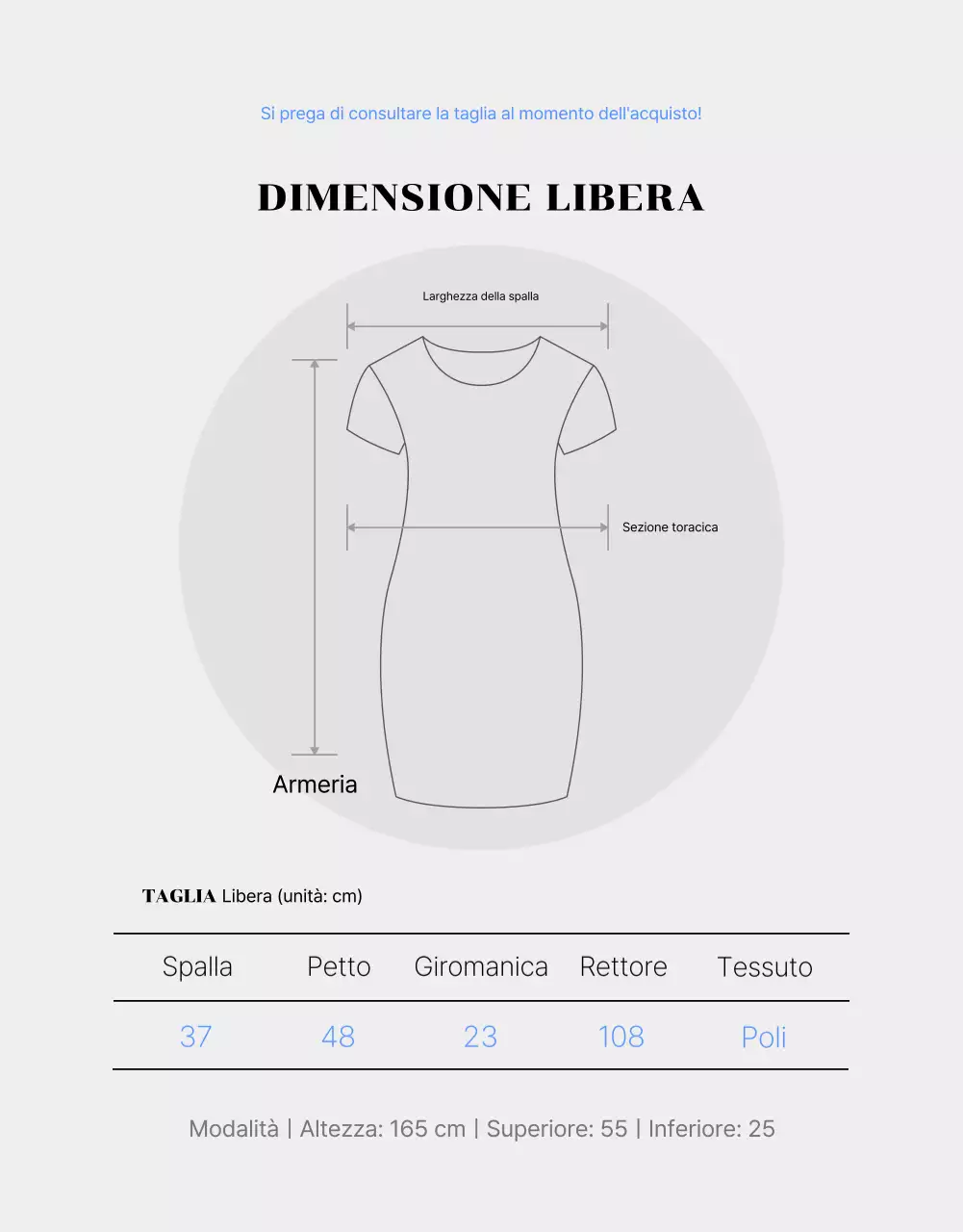Abito estivo moderno in pubblicità blu e azzurro