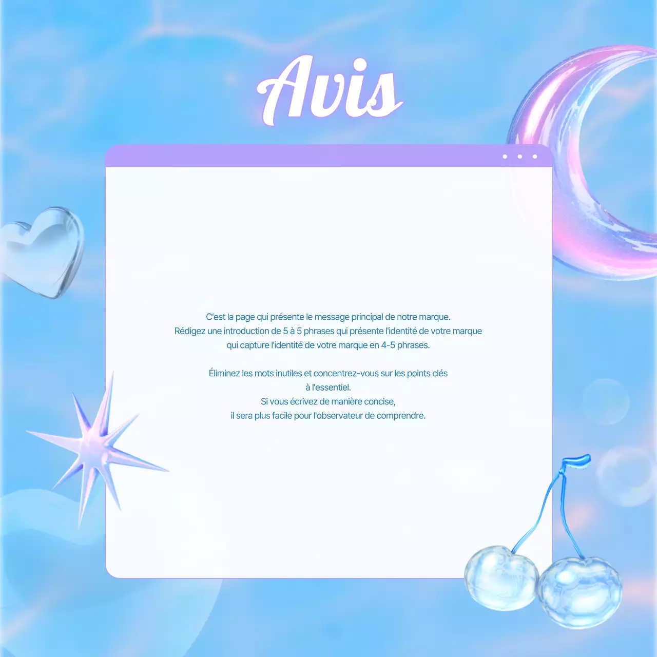 Postes Kitschy à l'effigie de l'an 2000 en bleu clair