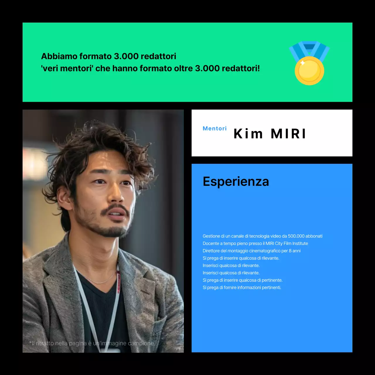 Promuovete il vostro corso di montaggio video in rosa e in blu