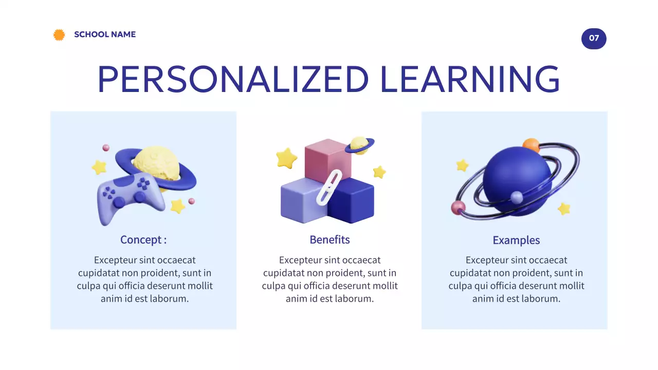 Blue Modern Education Guide Presentation