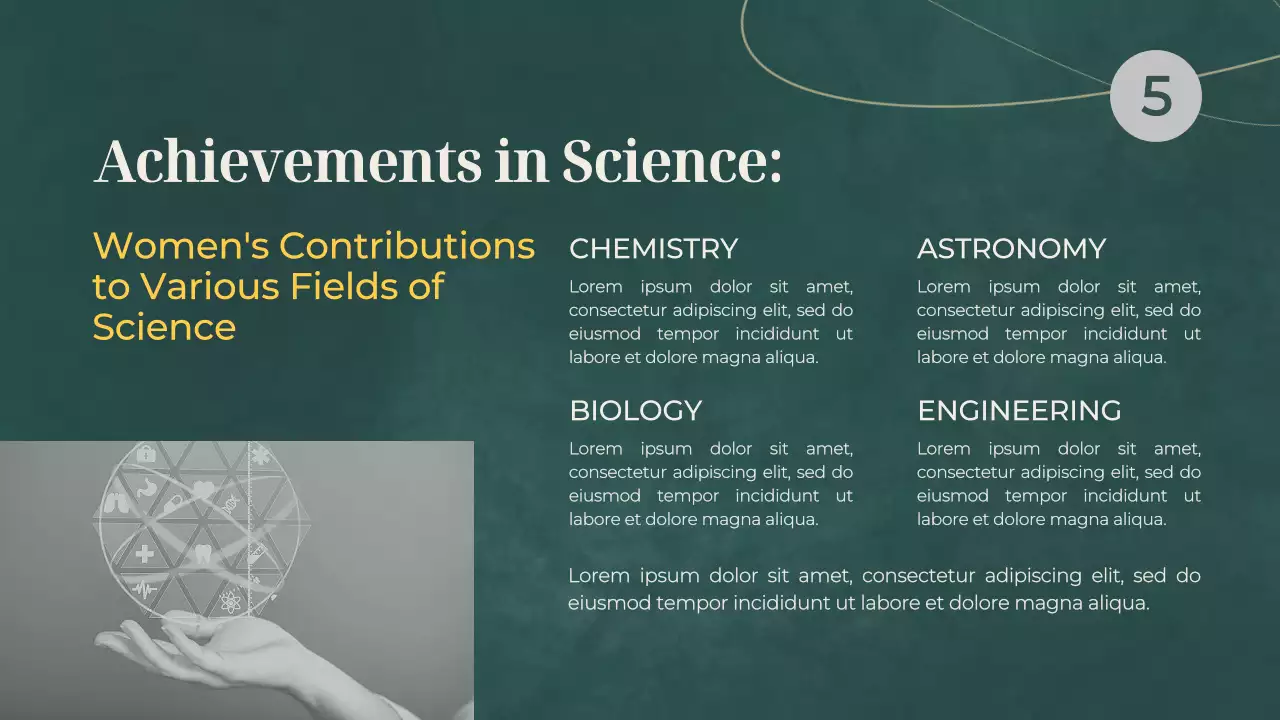 Green Elegant Science Presentation