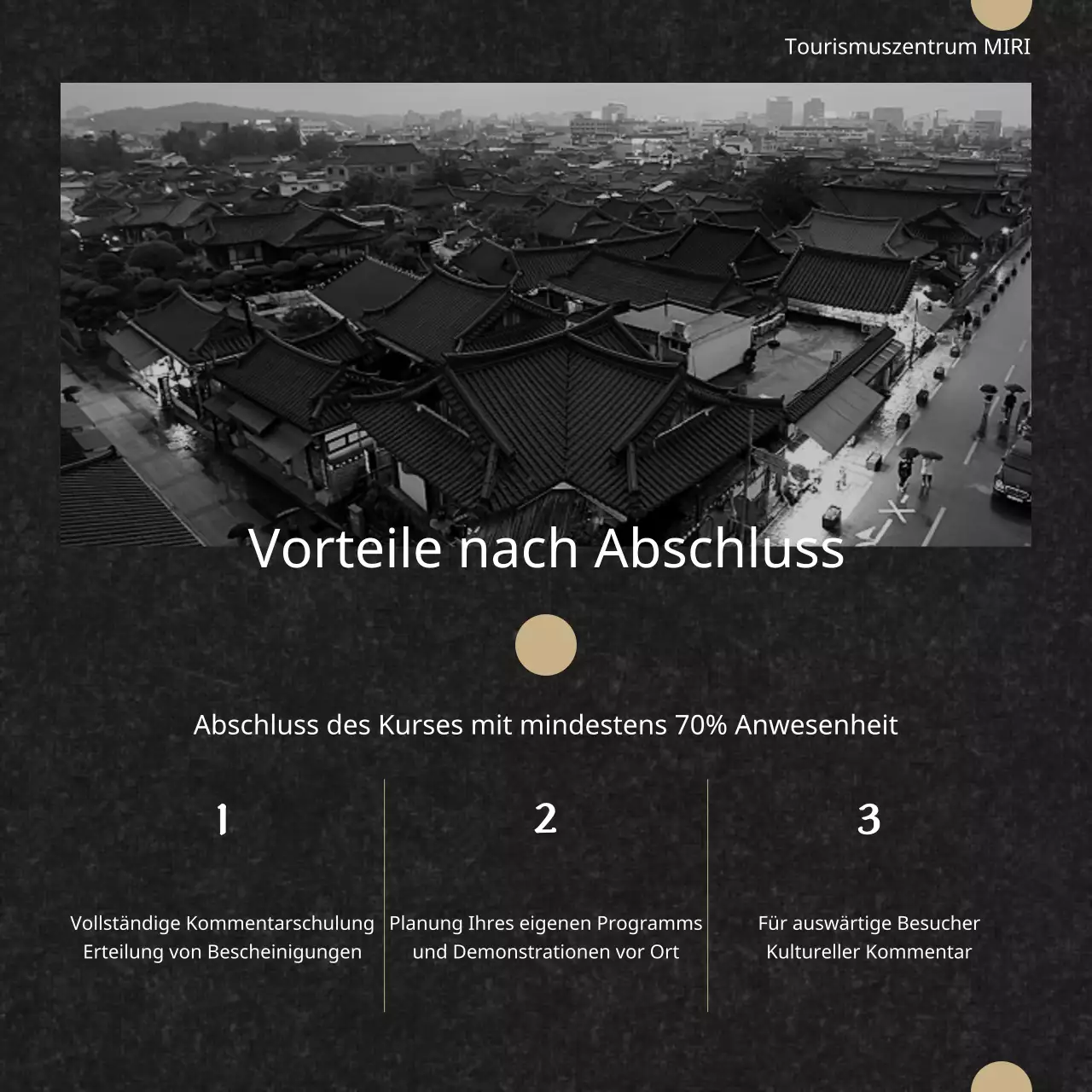 Ein klassischer Lehrgang für Kulturkommentatoren in Schwarz-Weiß-Gold