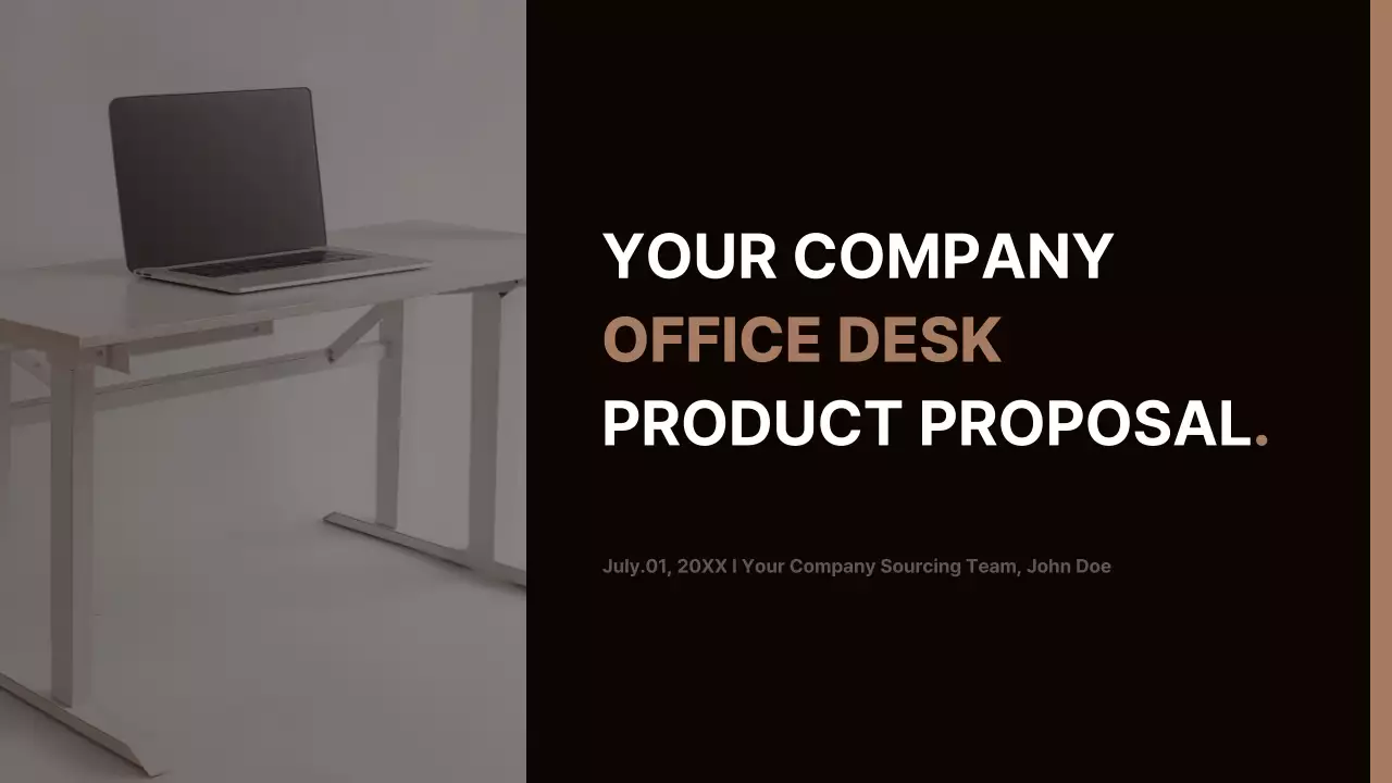 Brown Modern Office Proposal Presentation