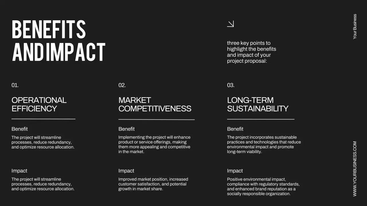 Black Minimal Business Proposal Document Presentation