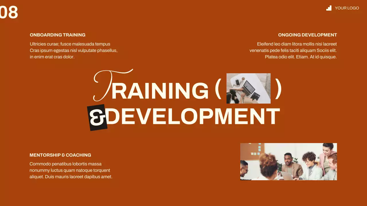 Presentasi Panduan Orientasi Brown Modern