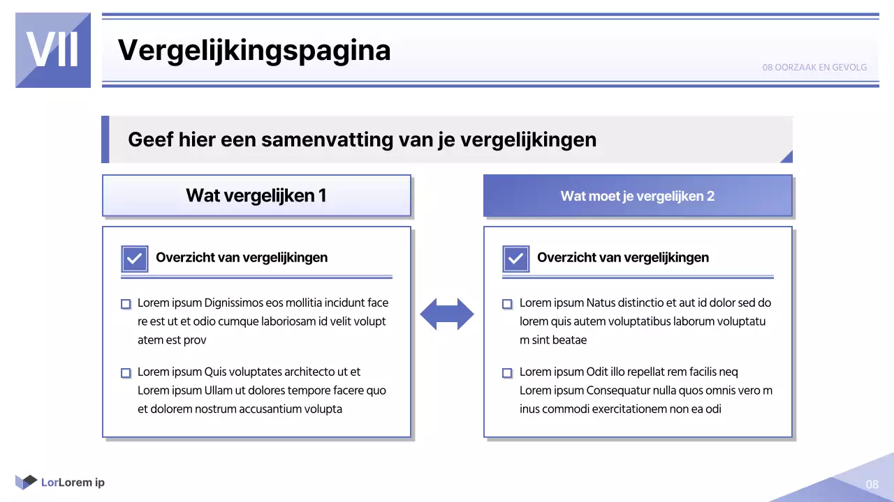 Eenvoudig rapport voor de publieke sector in mauve en wit
