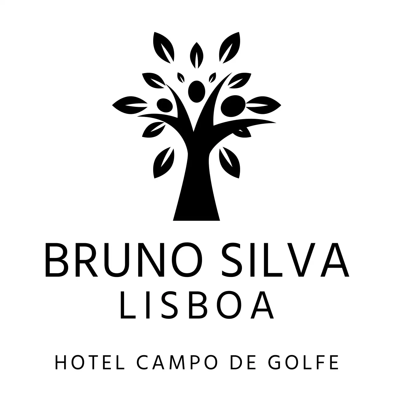 Design de hotel com ilustração de uma árvore com bagas