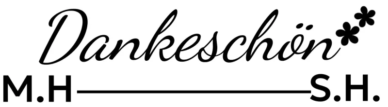 Ein farbenfrohes Hochzeitsgeschenk mit floralen Illustrationen, Handschrift und Linien.