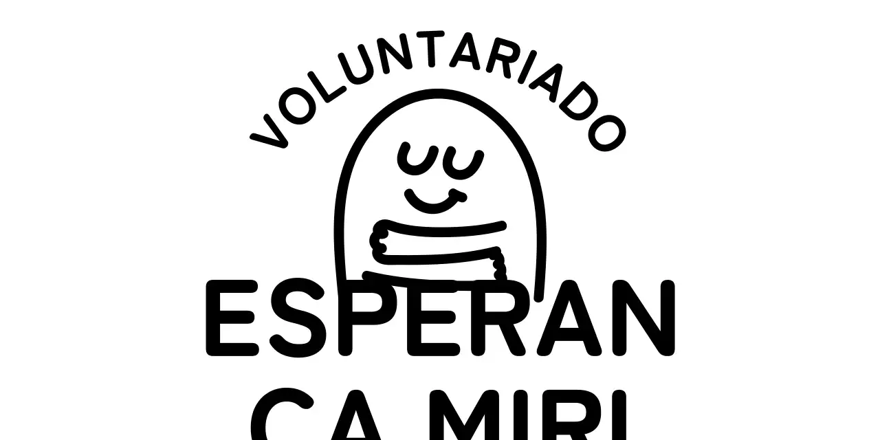 Campanha de ilustração de abraços com texto arredondado