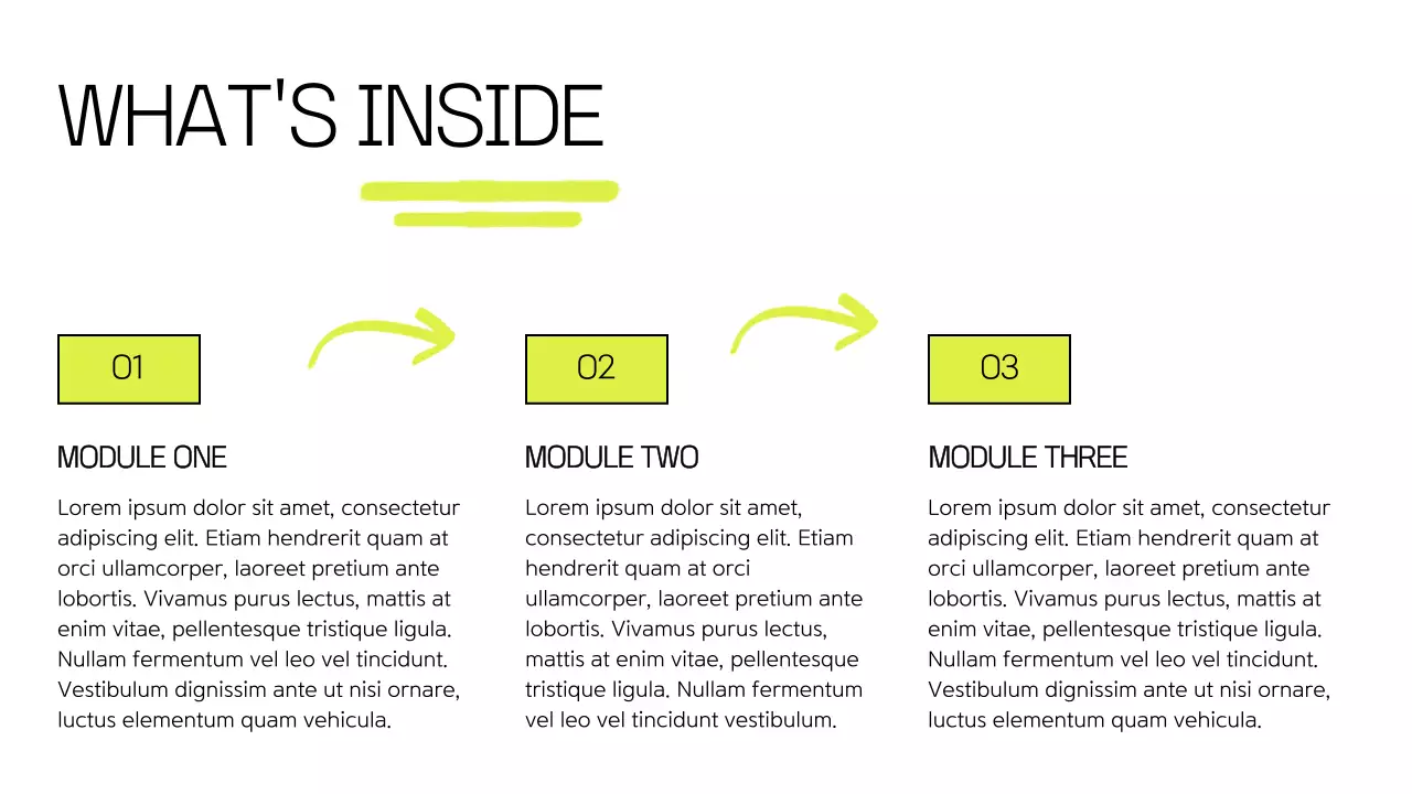 White Modern Online Course Promotion Presentation