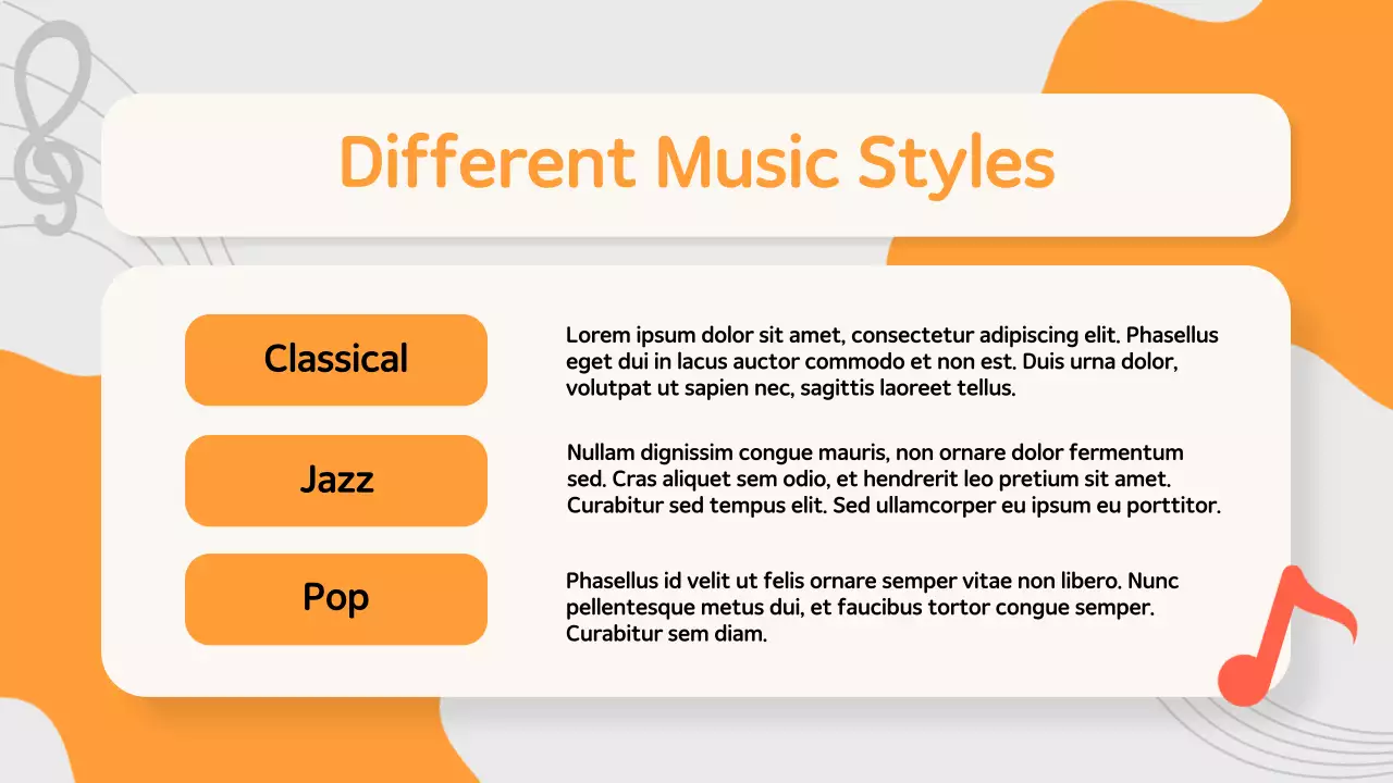 Purple Modern Music Presentation