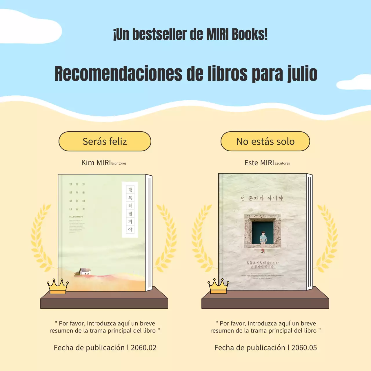 Promueva un acogedor grupo de lectura estival en azul claro y beige