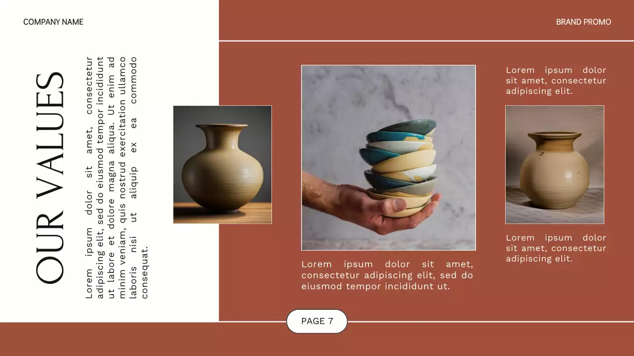 Brown Traditional Pottery Promotion Presentation