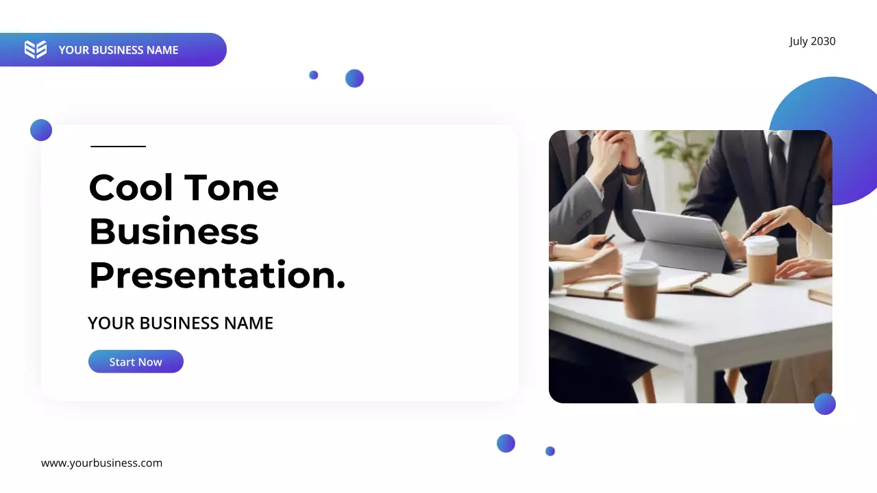 Blue Modern Business Presentation