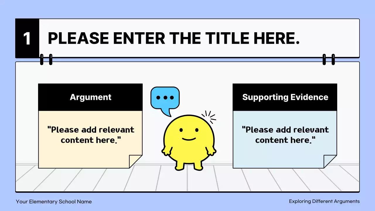 Yellow Cartoon Learning Presentation