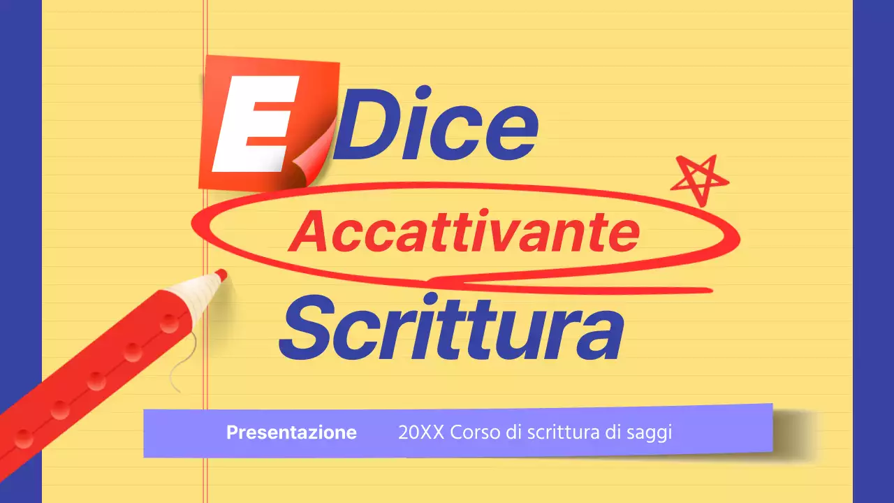 Informazioni sull'annuncio evidenziate in giallo e blu navy
